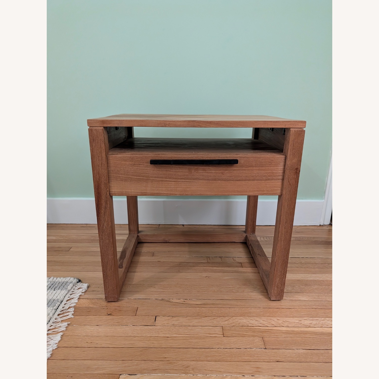 Crate & Barrel Linea Natural Wood Nightstands - image-7