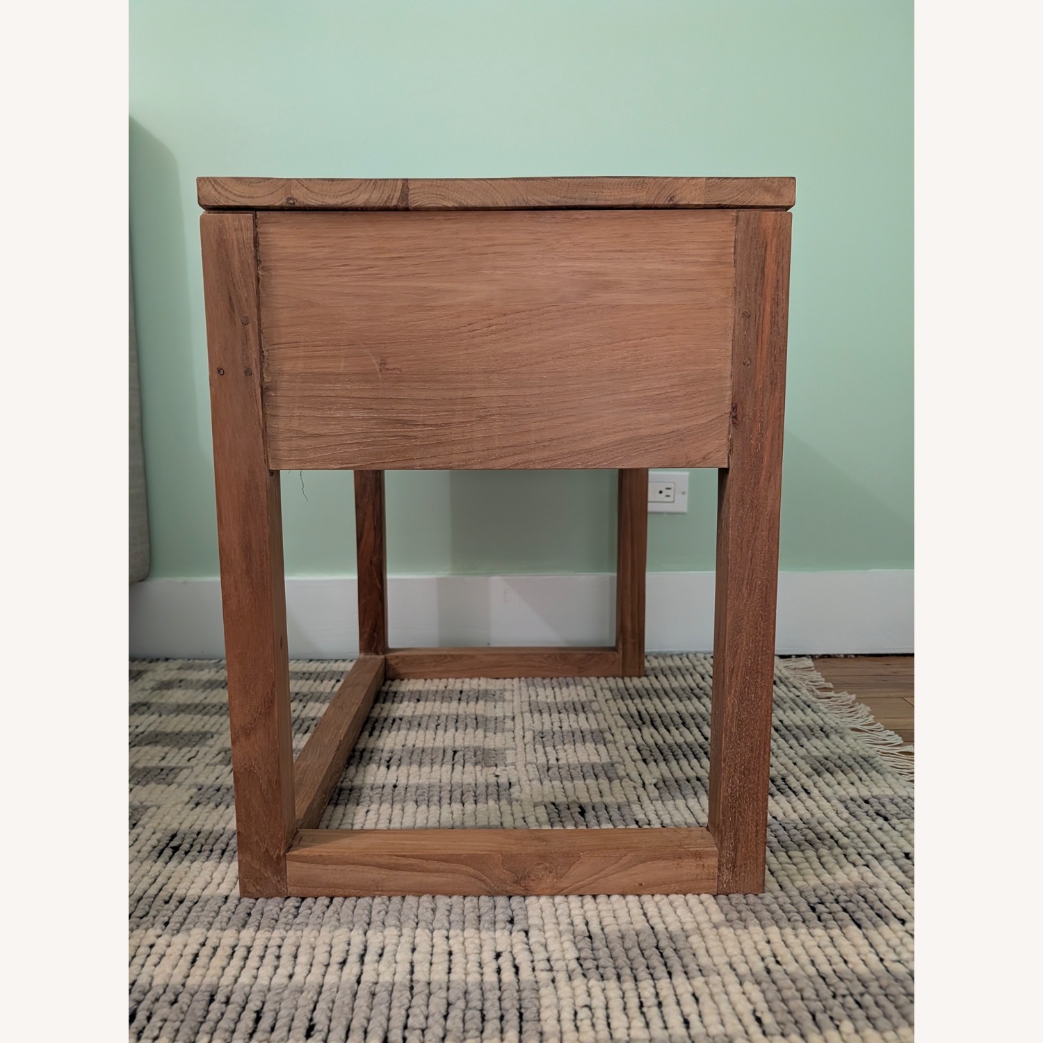 Crate & Barrel Linea Natural Wood Nightstands - image-2