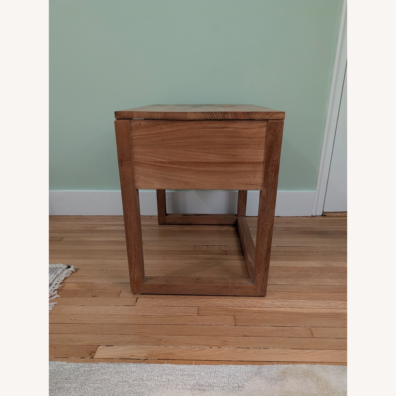 Crate & Barrel Linea Natural Wood Nightstands - image-3