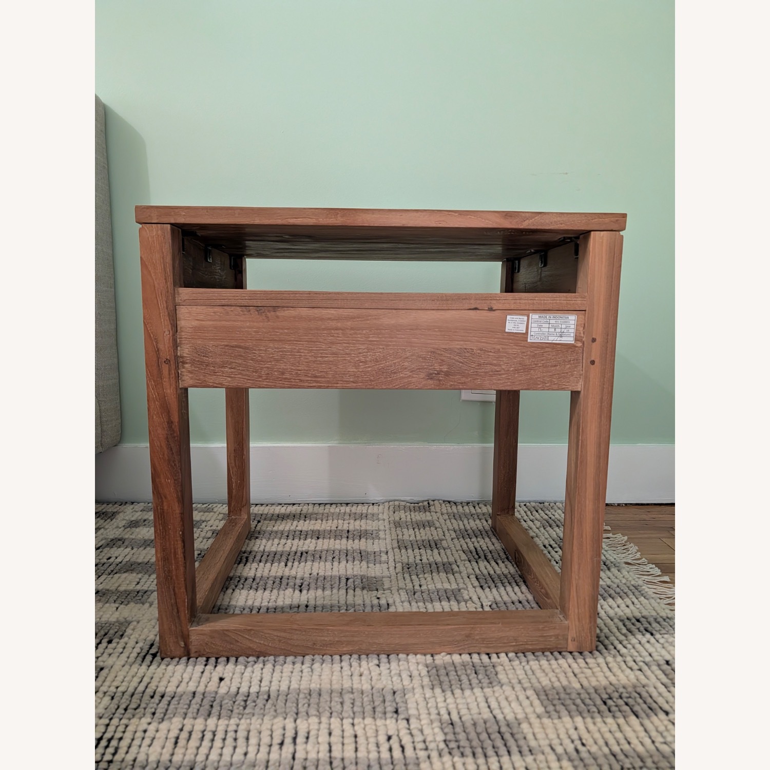 Crate & Barrel Linea Natural Wood Nightstands - image-8