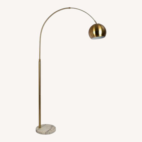 Used Feather Cassowary Brass Floor Lamp for sale on AptDeco