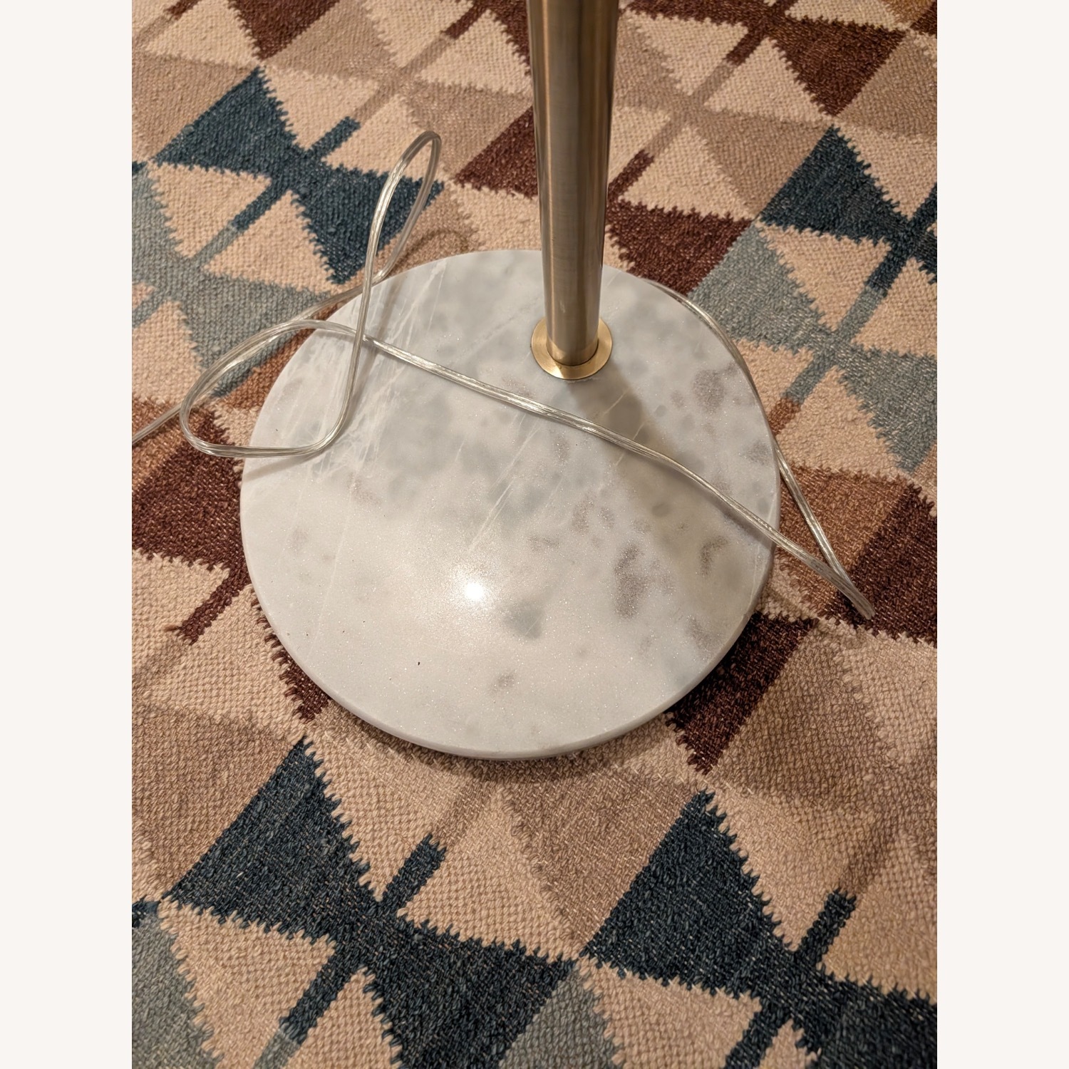 Feather Cassowary Brass Floor Lamp - image-4