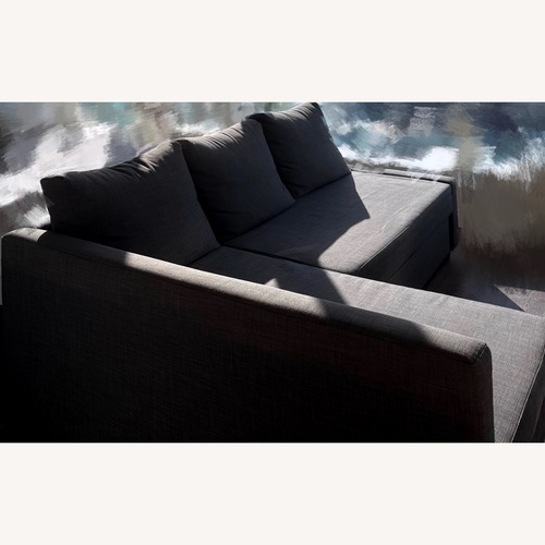 Used IKEA FRIHETEN Dark Gray Sleeper Sectional w Storage for sale on AptDeco