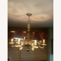 Vintage/Antique Repro French Brass Chandelier