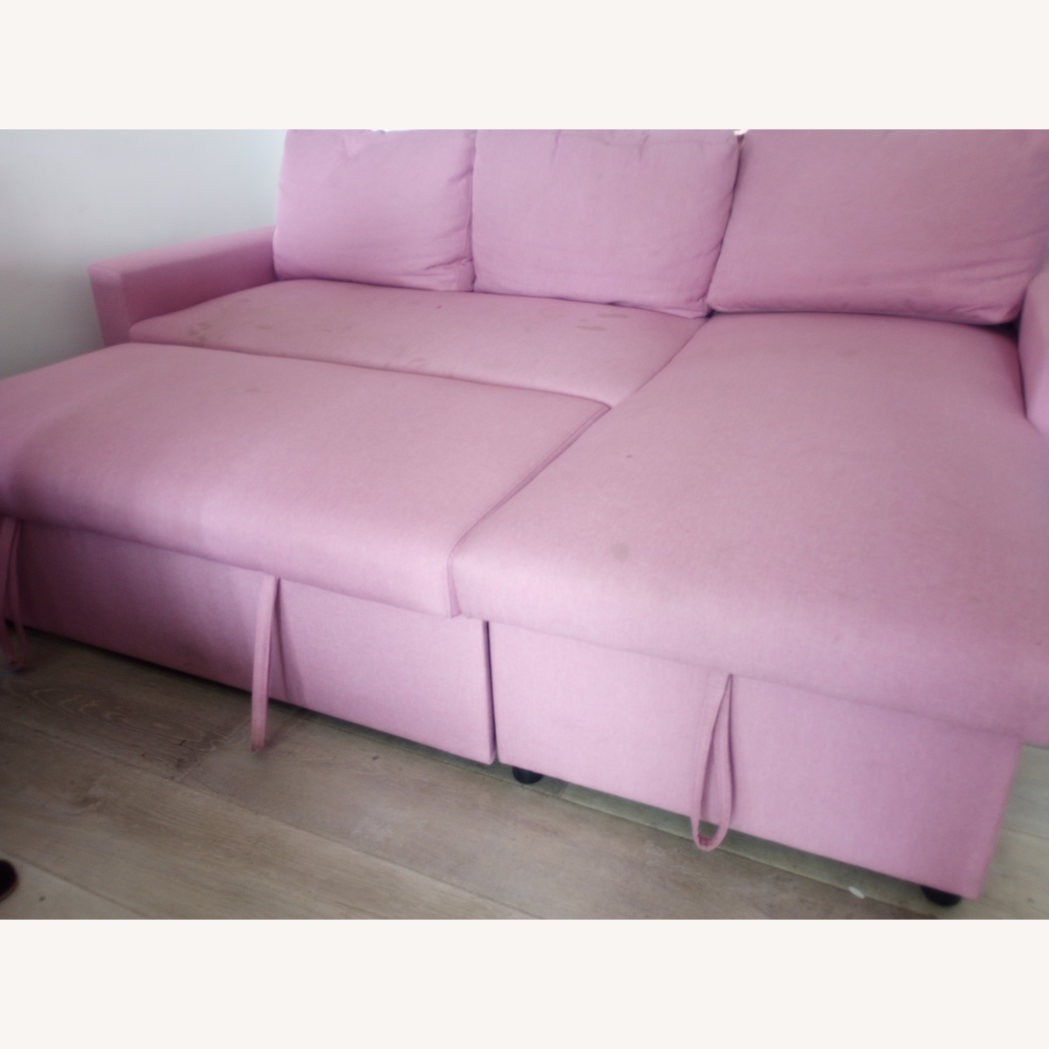 Nova Lighting Modern Pink Sectional Sleeper Sofa Modular - image-5