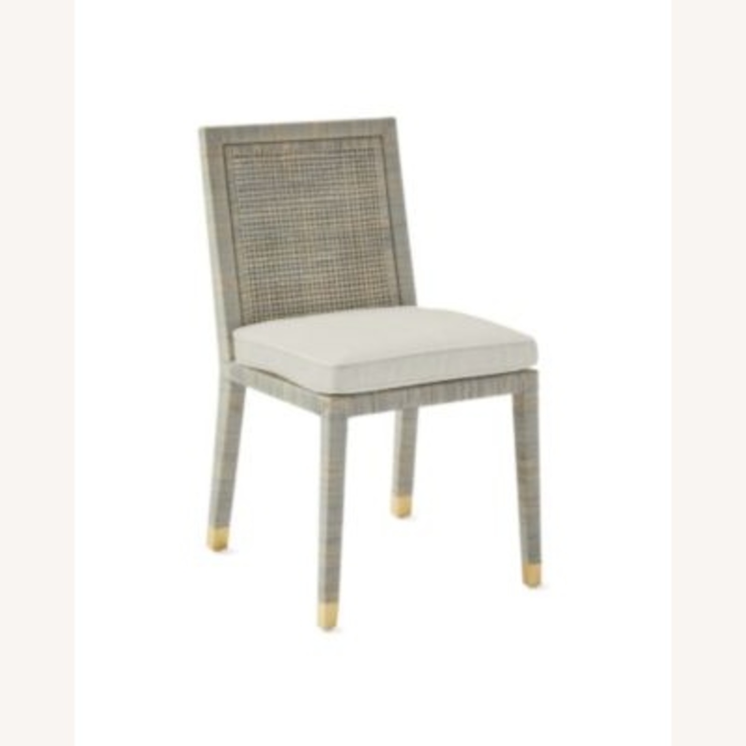 Serena & Lily Balboa Light Mist Rattan Dining Chairs - image-5