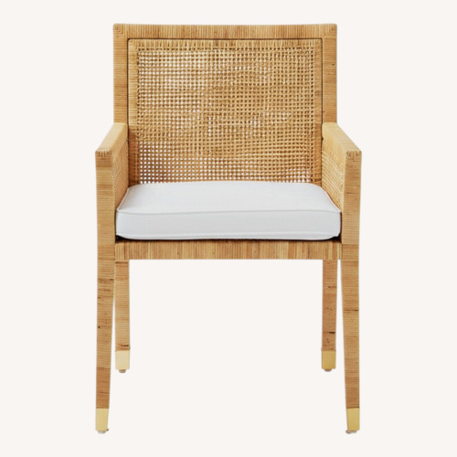 Used Serena & Lily Balboa Mist Rattan Dining Chairs for sale on AptDeco