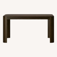 Contour Dark Brown Wood Dining Set