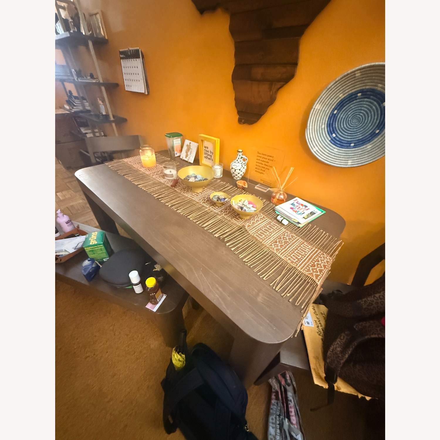 Contour Dark Brown Wood Dining Set - image-8