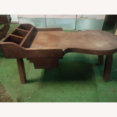 Used Vintage/Antique Dark Brown Wood Décor for sale on AptDeco