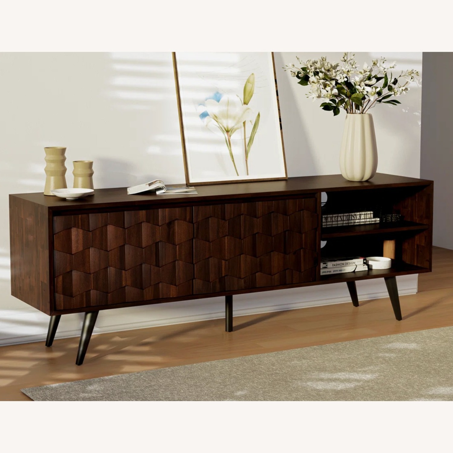 Corrigan Studio Wood Georgina Media Storage - image-1