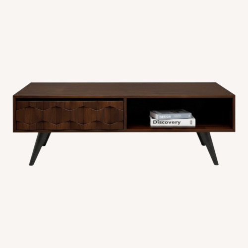 Used Corrigan Studio Georgina Wood Coffee Table for sale on AptDeco