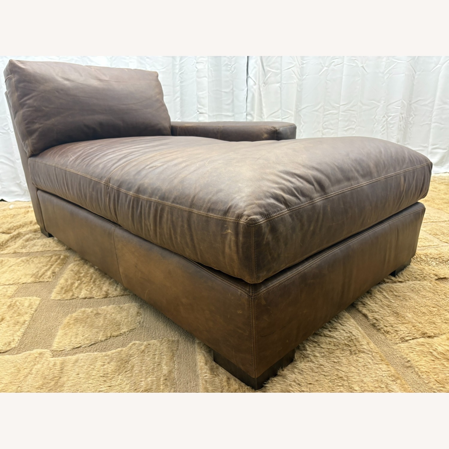 RH Maxwell Leather Right-Arm Chaise - image-13