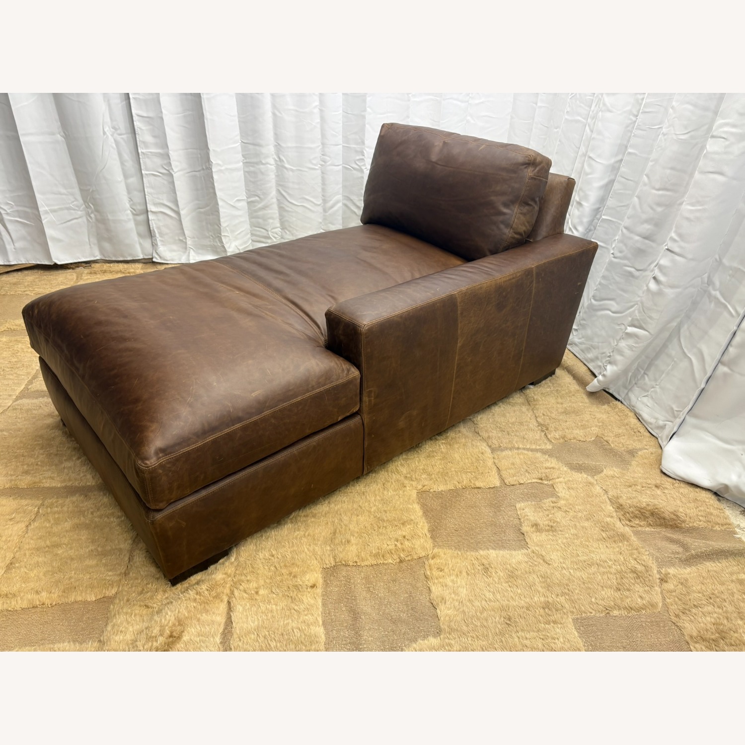 RH Maxwell Leather Right-Arm Chaise - image-17