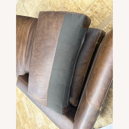 Used Restoration Hardware Maxwell Leather Right-Arm Chaise for sale on AptDeco
