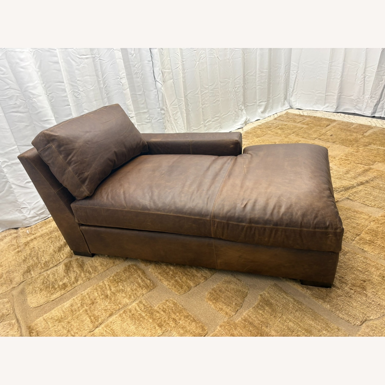 RH Maxwell Leather Right-Arm Chaise - image-7