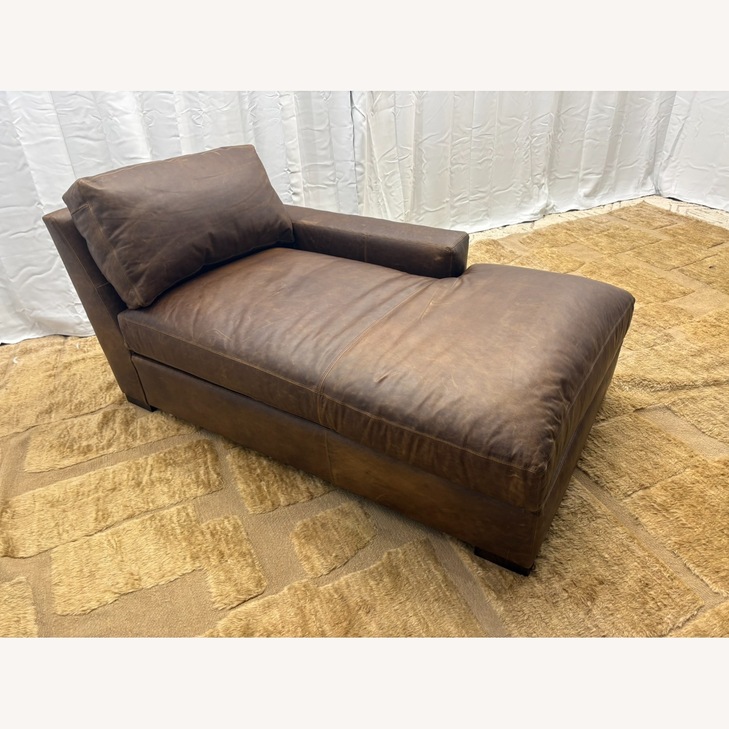 RH Maxwell Leather Right-Arm Chaise - image-6