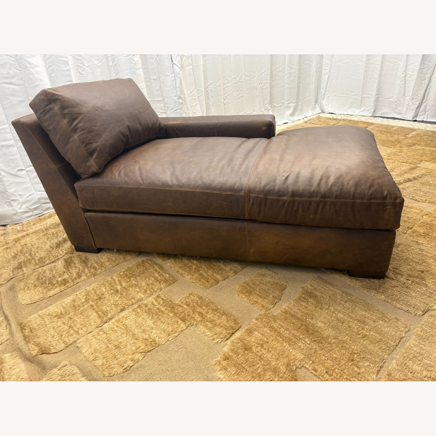 RH Maxwell Leather Right-Arm Chaise - image-8