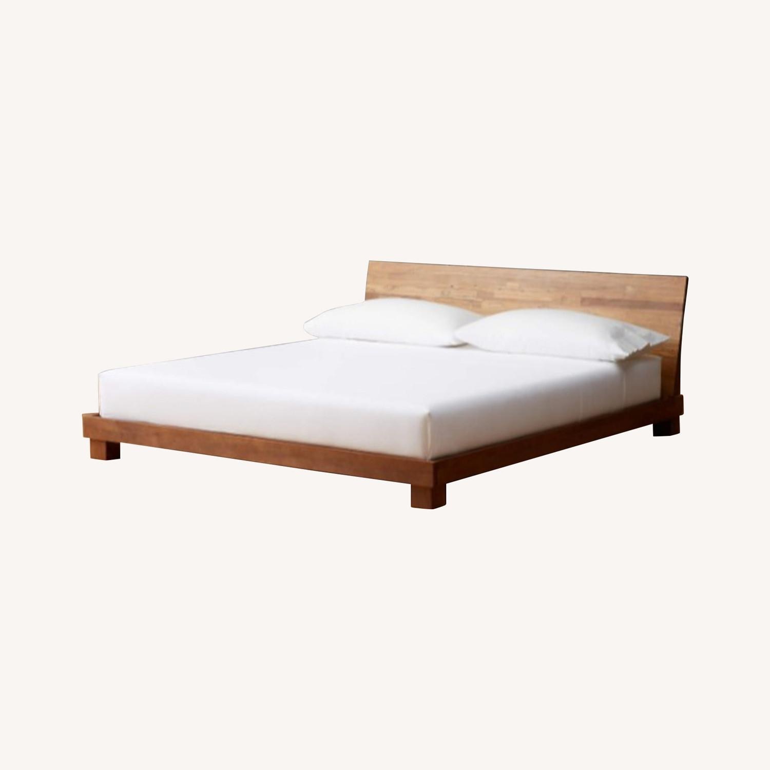 CB2 Dondra Teak King Bed - image-1