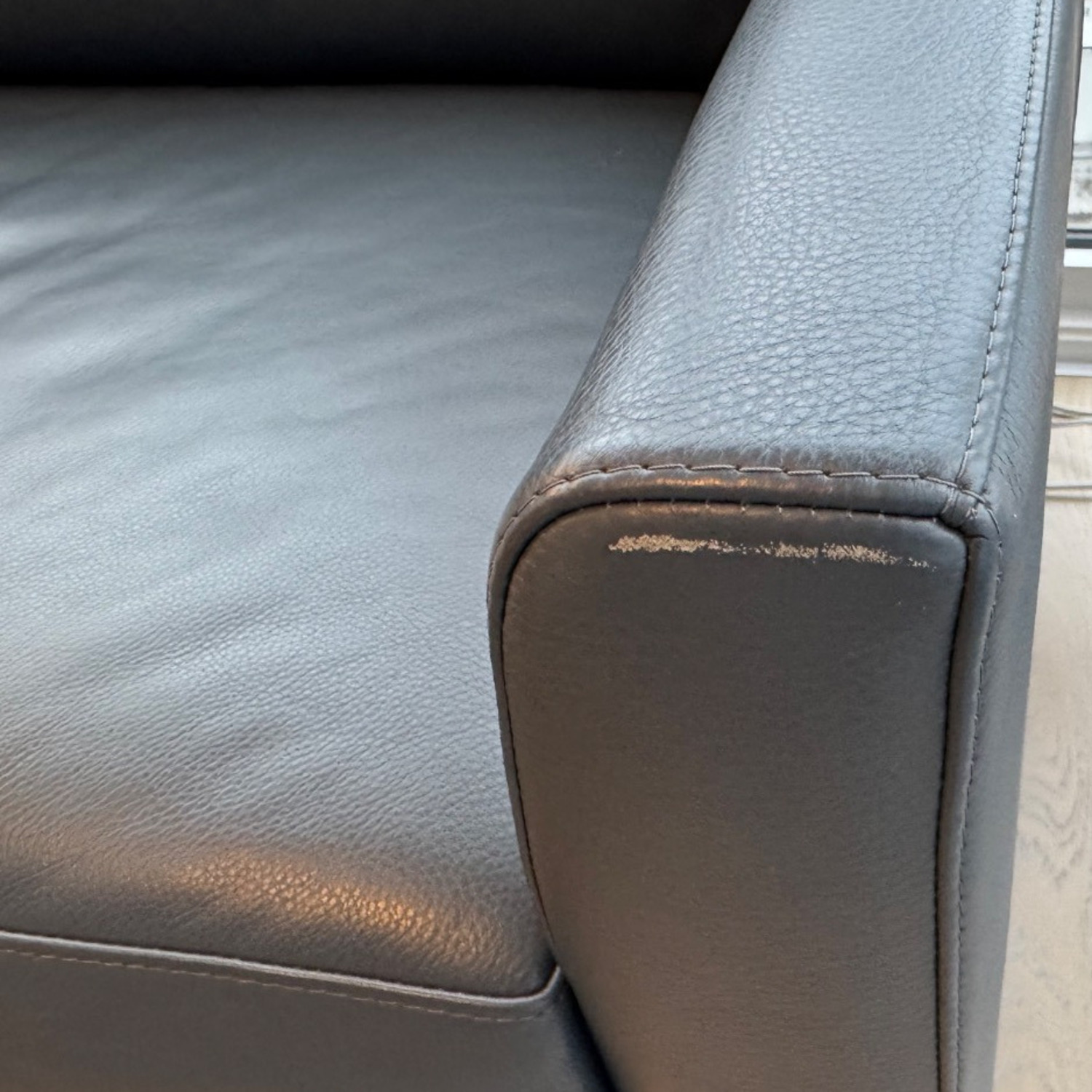 Room & Board Leather Queen Size Sleeper Sofa - image-7