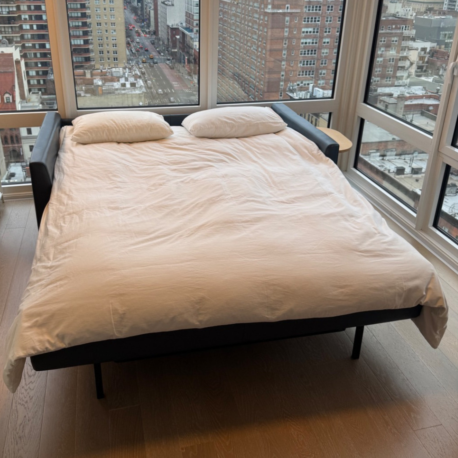 Room & Board Leather Queen Size Sleeper Sofa - image-6