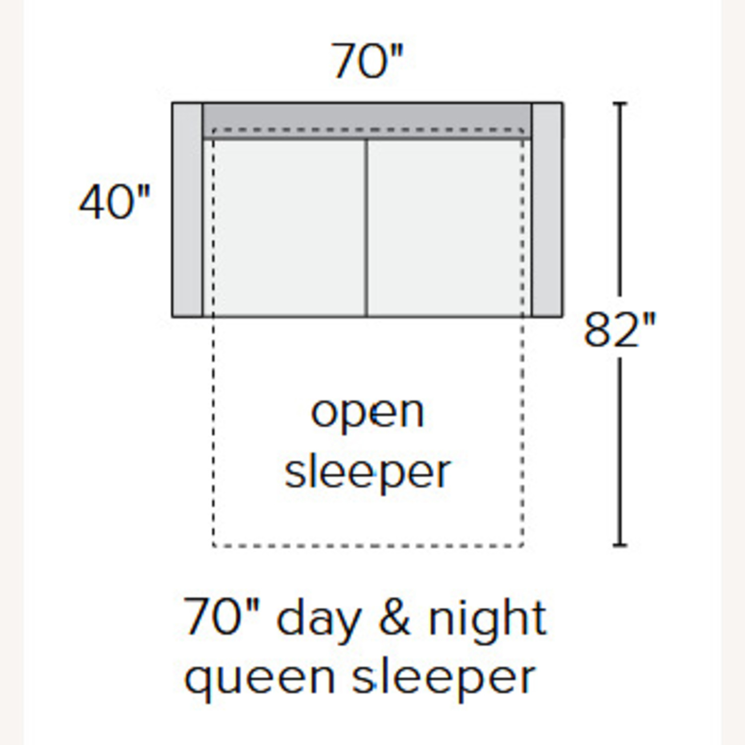 Room & Board Leather Queen Size Sleeper Sofa - image-2