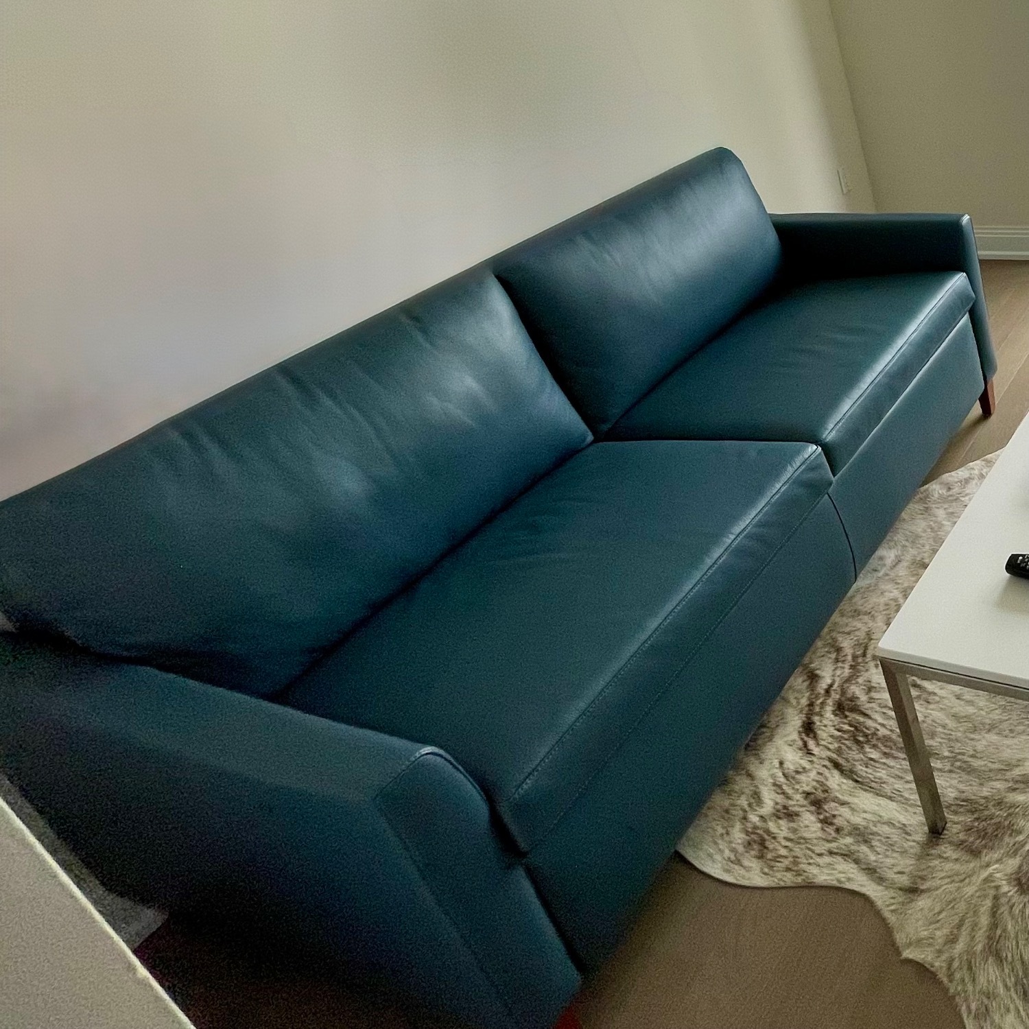 Room & Board Leather Queen Size Sleeper Sofa - image-9