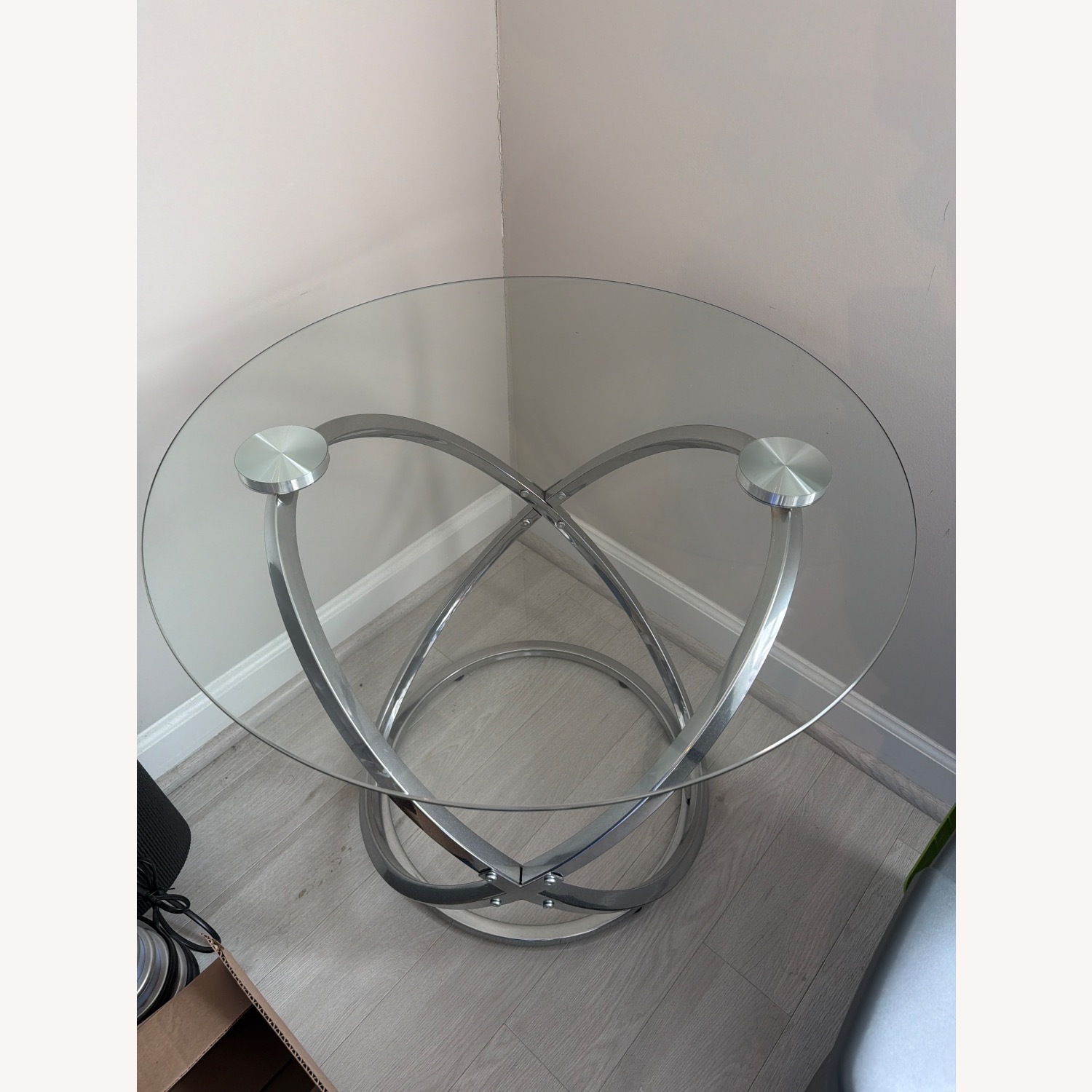 Orren Ellis Glass Top End Table - image-2