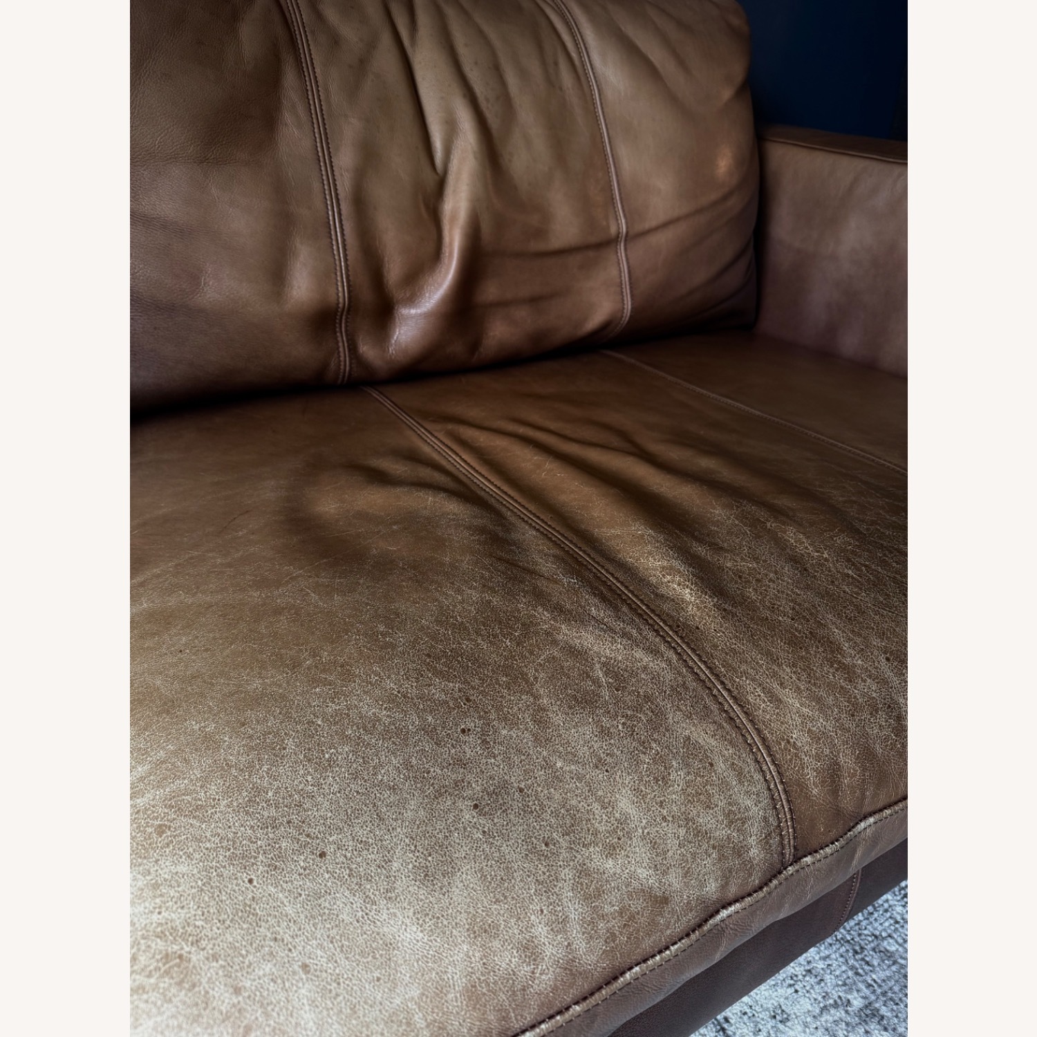 Bronson Dark Brown Leather 3+ Seater Sofa - image-5