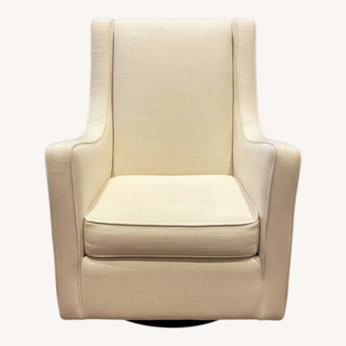 Used Walter E. Smithe Natural Fabric Accent Chair for sale on AptDeco