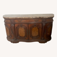 Vintage/Antique Credenza With Marble Top