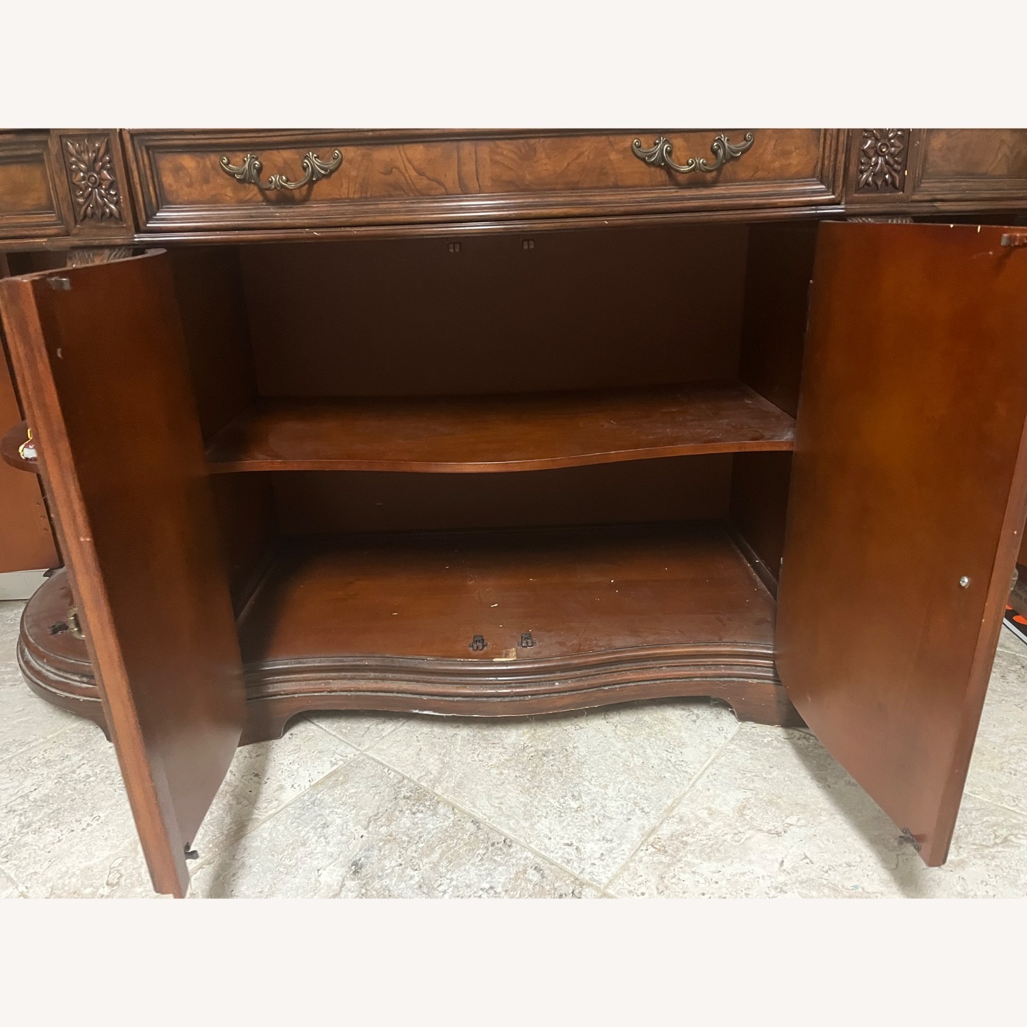 Vintage/Antique Credenza With Marble Top - image-6
