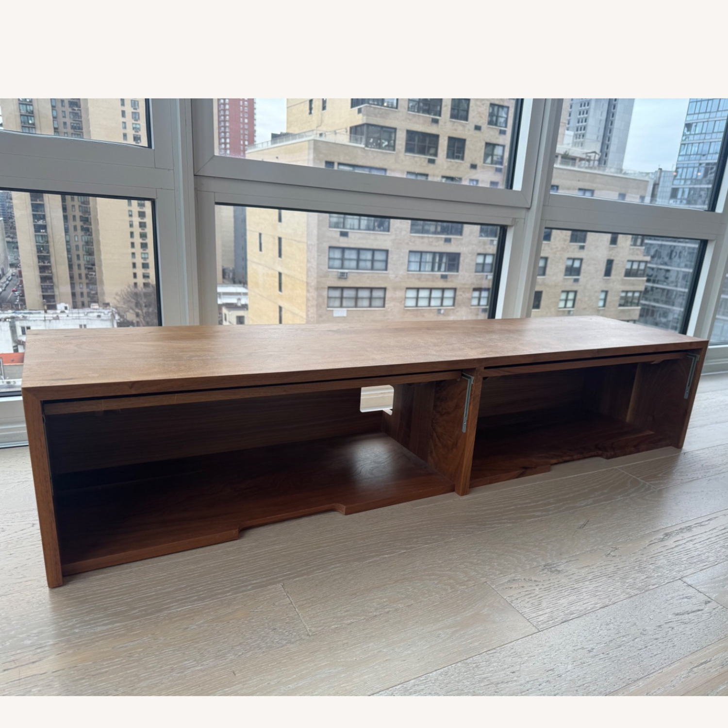 Room & Board Hover Walnut Wood Wall Shelf - image-6