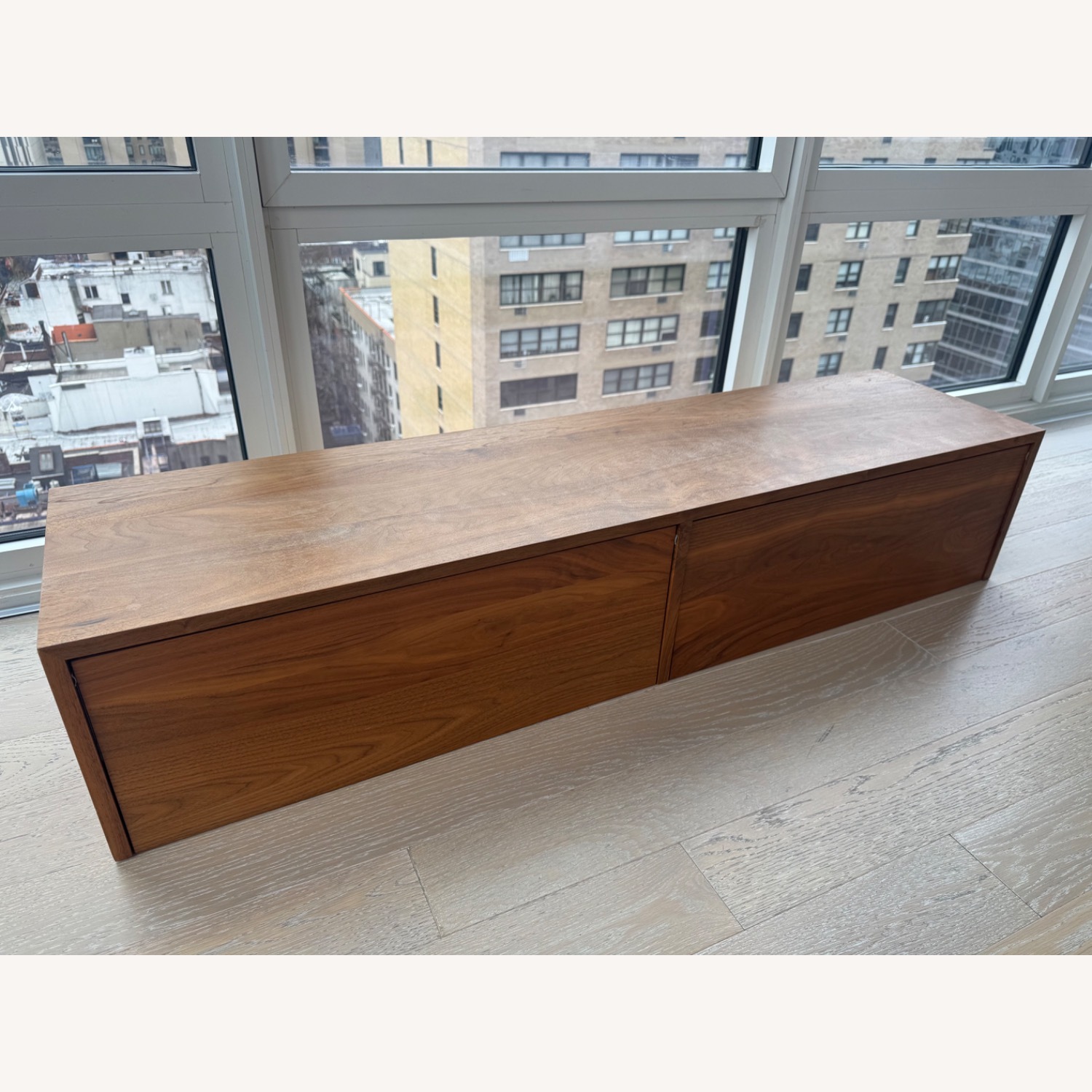 Room & Board Hover Walnut Wood Wall Shelf - image-5
