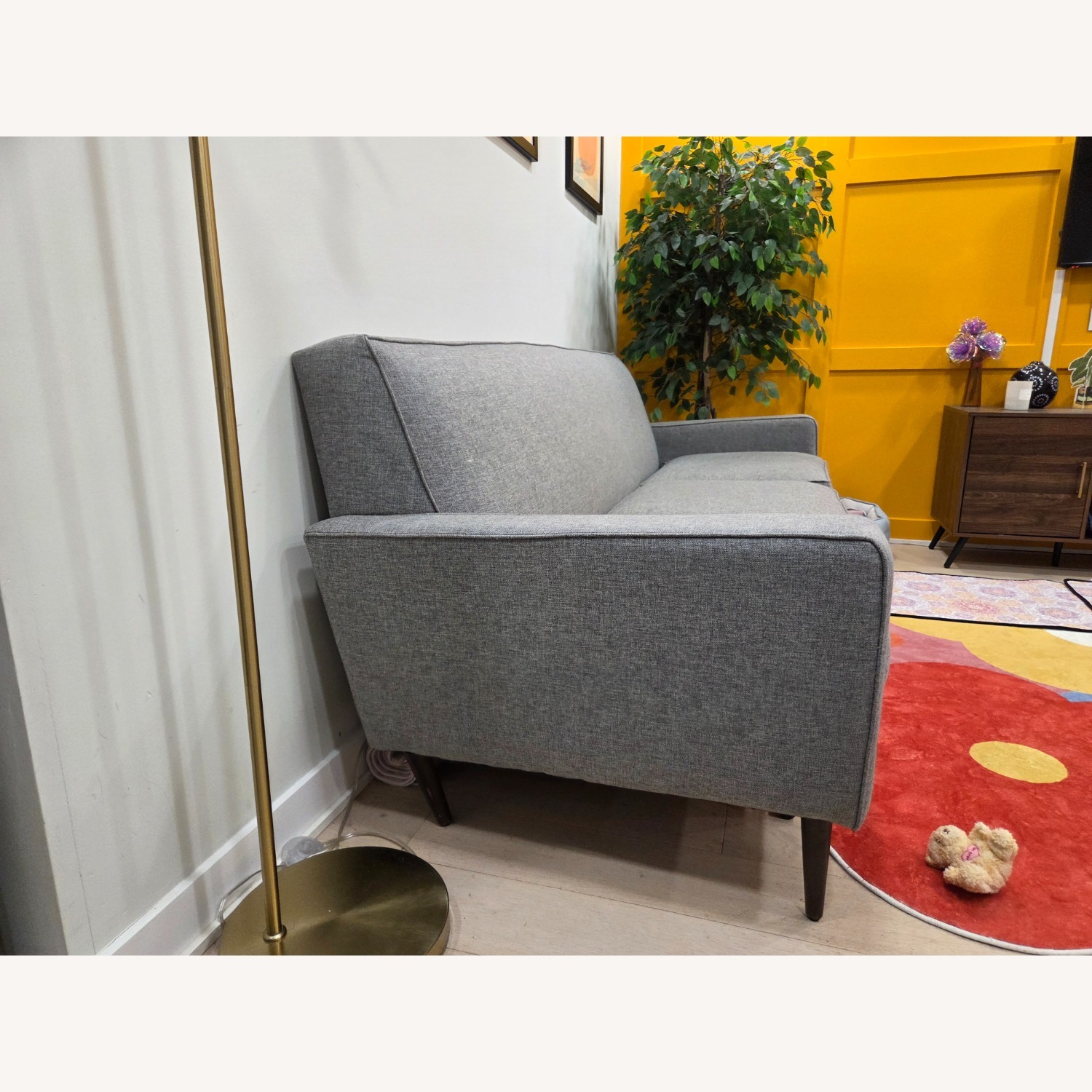 Joybird Winslow Light Gray Fabric 3+ Seater Sofa - image-3