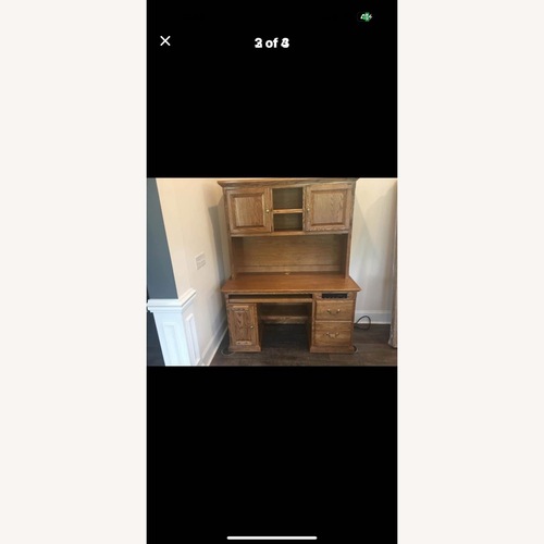 Used Forest Designs Natural Wood Desk for sale on AptDeco