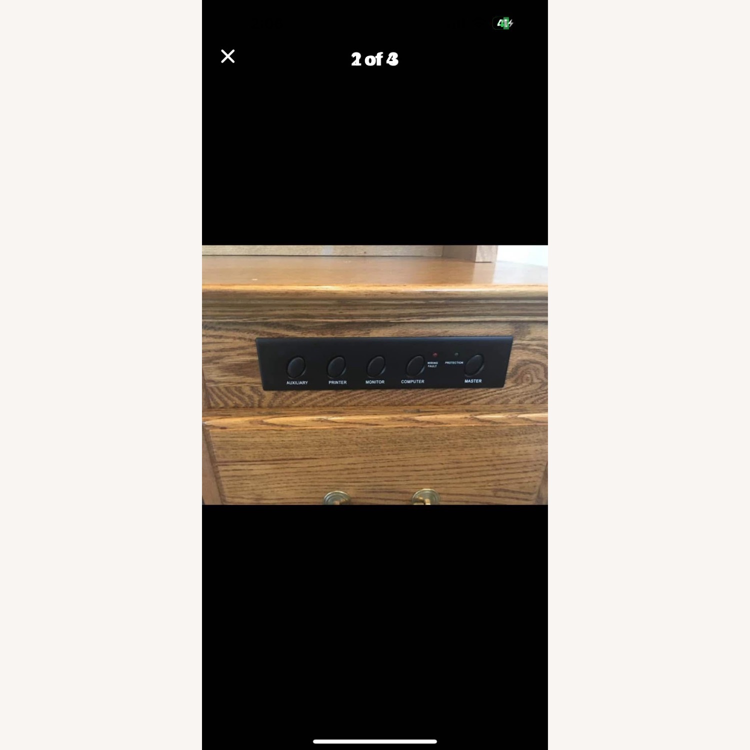 Forest Designs Natural Wood Desk - image-2