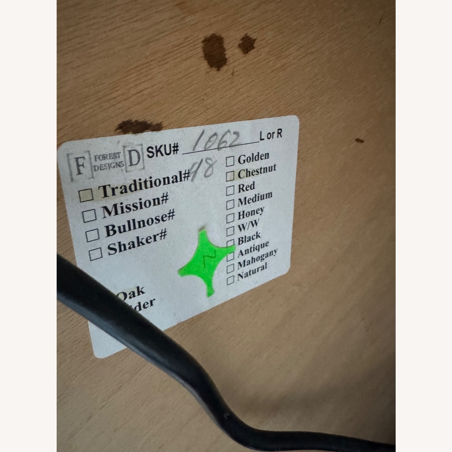 Forest Designs Natural Wood Desk - image-3