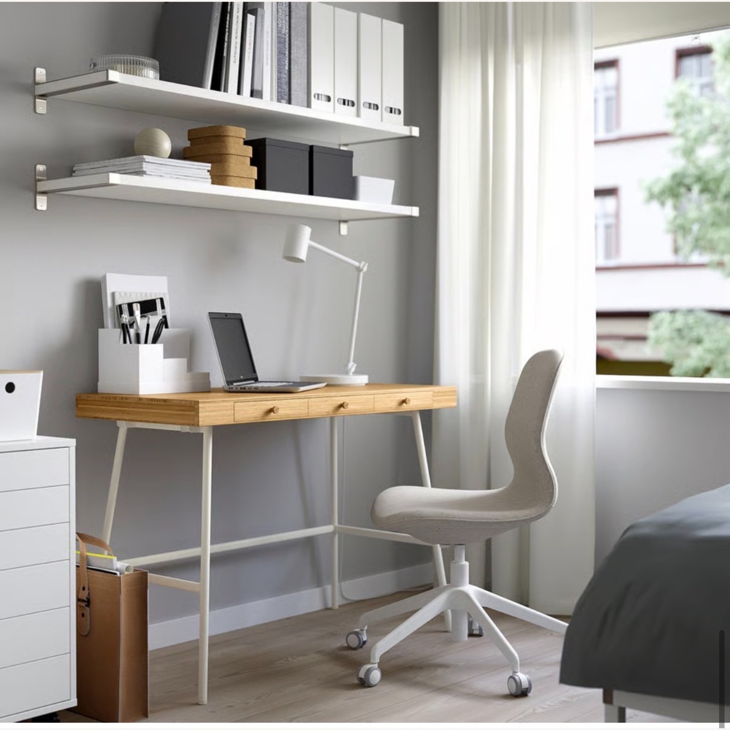 IKEA LILLÅSEN Natural Desk - image-2