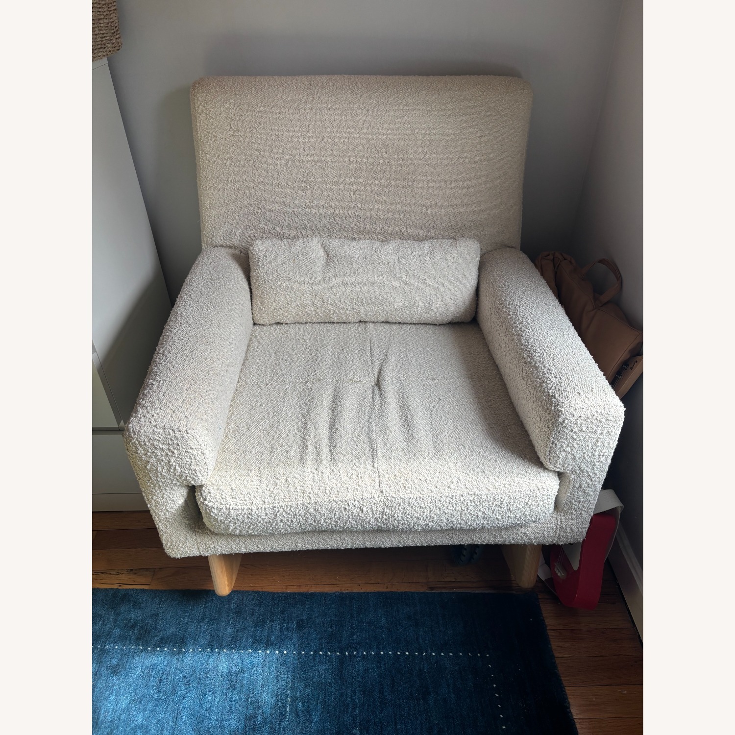 West Elm Paxton Convertible Rocking Chair (Boucle) - image-3