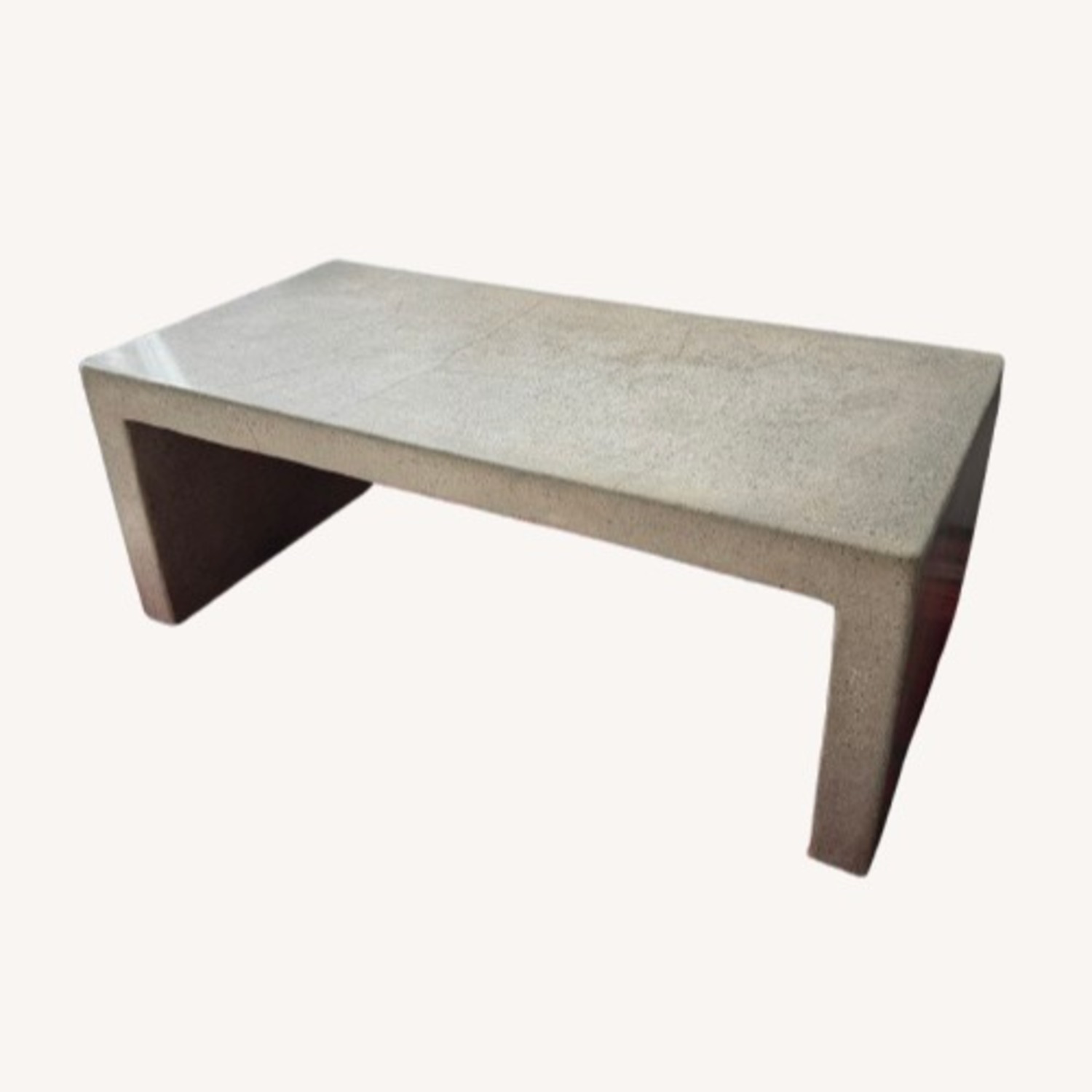 Crate & Barrel Concrete Mason Coffee Table 48" - image-2