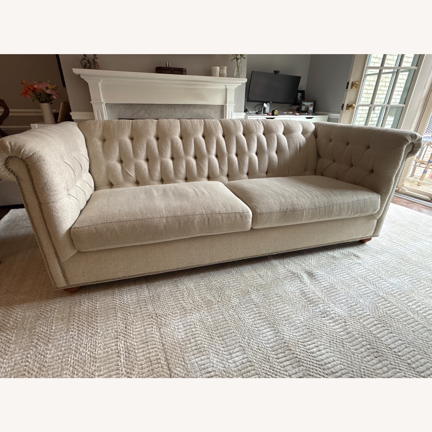Lillian August Natural Loveseat - image-7