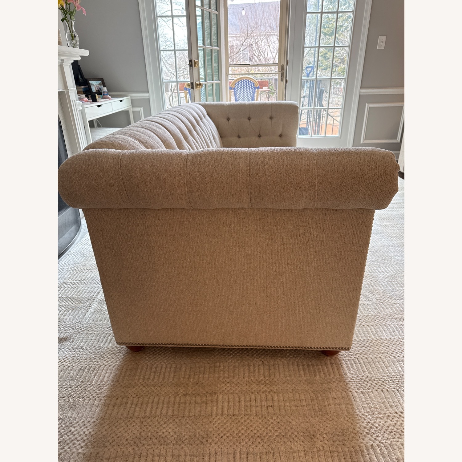 Lillian August Natural Loveseat - image-3