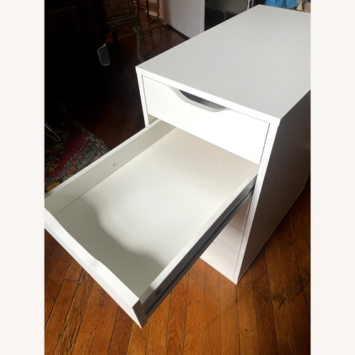 Used IKEA Alex White Wood Dresser for sale on AptDeco