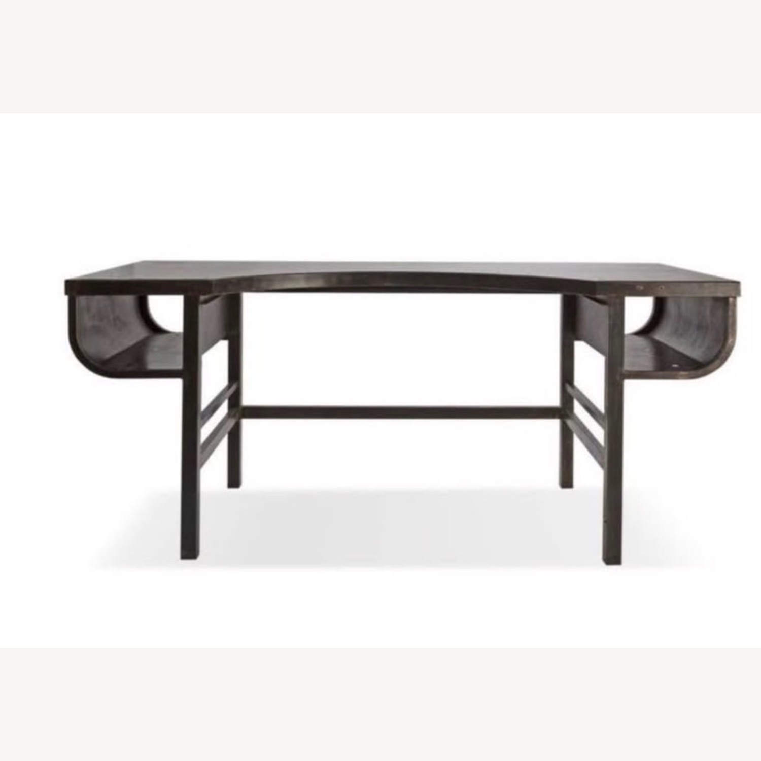 Restoration Hardware French Factory Metal Desk - image-2