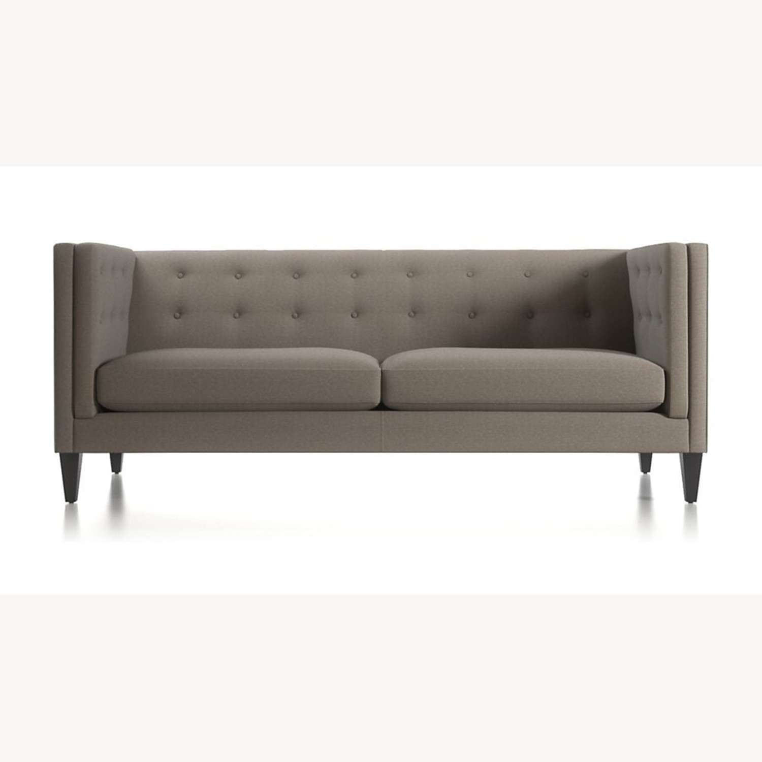 Crate & Barrel Aidan Light Gray 4 Seater Sofa - image-8
