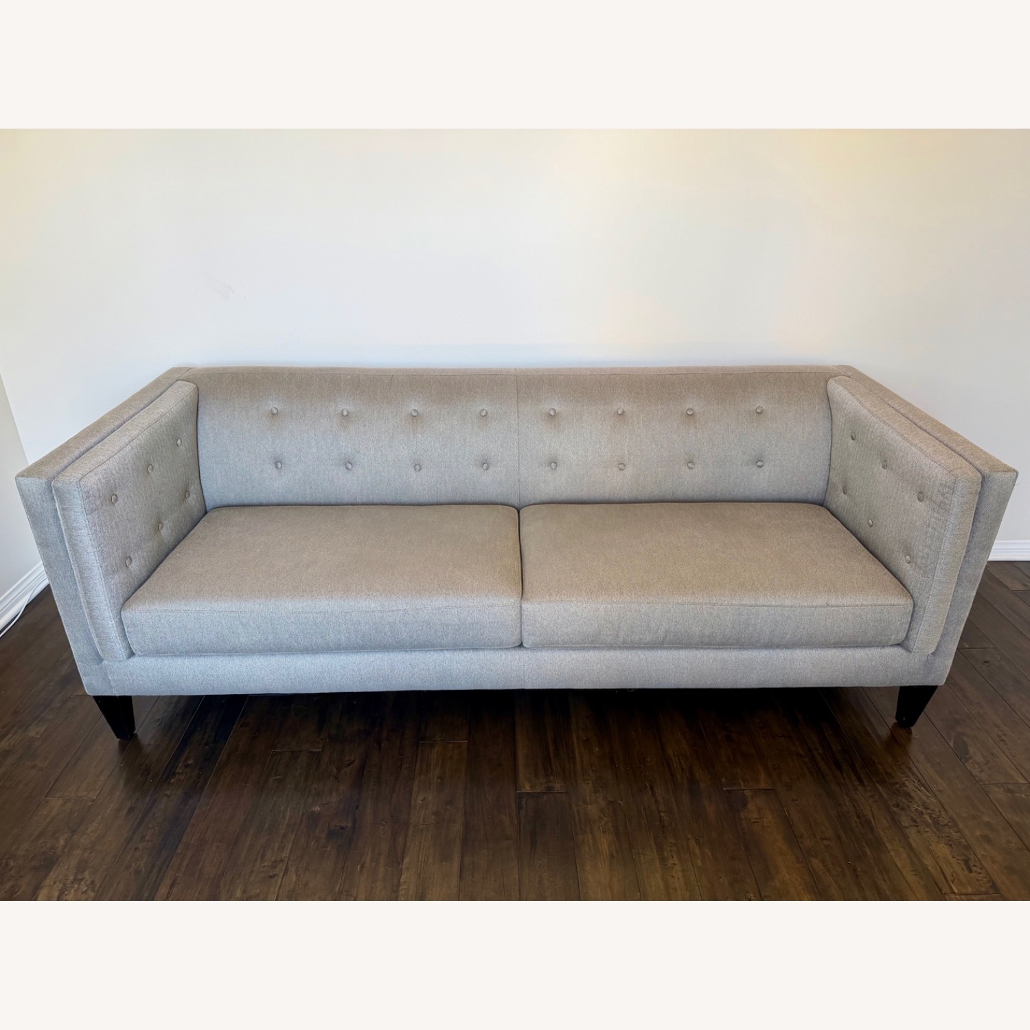 Crate & Barrel Aidan Light Gray 4 Seater Sofa - image-1