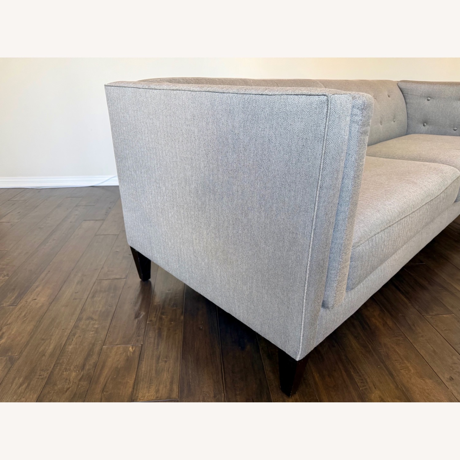 Crate & Barrel Aidan Light Gray 4 Seater Sofa - image-3
