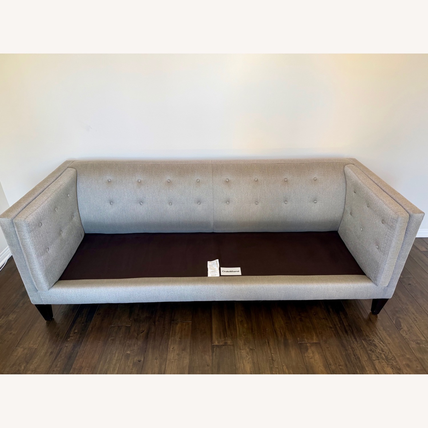 Crate & Barrel Aidan Light Gray 4 Seater Sofa - image-6