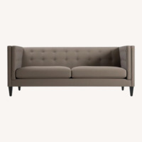 Crate & Barrel Aidan Light Gray 4 Seater Sofa